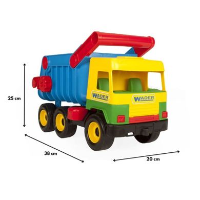 Wader, Middle Truck, basculanta, vehicul, 38 cm
