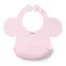 BabyOno, Baveta din silicon cu inchidere reglabila, roz