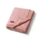 BabyOno, Patura din bumbac cu captuseala din flanela, roz, 75-100 cm