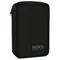 BackUp, penar dublu, cu rechizite scolare, negru