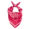Bandana rosu din bumbac unisex NOWEAR