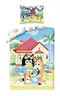 Bluey, set lenjerie de pat single, 140-200 cm
