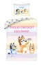 Bluey, set lenjerie de pat single, din bumbac, 160-200 cm