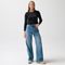 Bluza mulata neagra cu maneca lunga NOWEAR