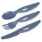 Canpol babies, set de tacamuri din plastic, albastru