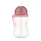 Canpol babies, sticla cu pai pliabil din silicon, roz, 370 ml
