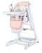 Caretero, Indigo, scaun inalt si leagan 2in1, roz