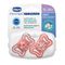 Chicco, Physioforma Light, suzeta din silicon, roz, 16-36 m, 2 buc.