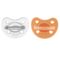 Chicco, Physioforma, Soft Luxe, suzeta din silicon, portocaliu, 6-16 m, 2 buc.