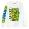 Cool Club, Bluza cu maneca lunga pentru baieti, alb, imprimeu Teenage Mutant Ninja Turtles