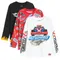 Cool Club, Bluza cu maneca lunga pentru baieti, mix, imprimeu Hot Wheels, set, 3 buc.