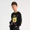 Cool Club, Bluza cu maneca lunga pentru baieti, negru, imprimeu SpongeBob