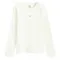 Cool Club, Bluza cu maneca lunga pentru fete, din tricot striat, alb