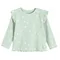 Cool Club, Bluza cu maneca lunga pentru fete, din tricot striat, verde