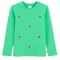 Cool Club, Bluza cu maneca lunga pentru fete, din tricot striat, verde