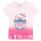 Cool Club, Bluza cu maneca scurta pentru fete, roz, imprimeu Lilo si Stitch