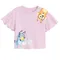 Cool Club, Bluza cu maneca scurta pentru fete, violet, imprimeu Bluey