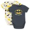 Cool Club, Body cu maneca scurta pentru baieti, mix, imprimeu Batman, set, 2 buc.