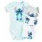 Cool Club, Body cu maneca scurta pentru baieti, mix, imprimeu Lilo si Stitch, set, 4 buc.