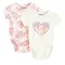 Cool Club, Body cu maneca scurta pentru fete, mix, imprimeu Care Bears, set, 2 buc.
