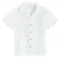 Cool Club, Camasa cu maneca scurta pentru baieti, regular, muselina, alb