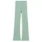 Cool Club, Colanti pentru fete, flare, din tricot striat, verde