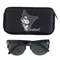 Cool Club, Ochelari de soare pentru fete, Cutie de ochelari, negru, imprimeu Kuromi