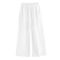 Cool Club, Pantaloni din material textil pentru fete, cu in, wide, alb