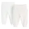 Cool Club, Pantaloni fara botosei pentru fete, alb, set, 2 buc.