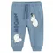 Cool Club, Pantaloni trening pentru baieti, albastru, Imprimeu Moomins