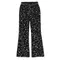 Cool Club, Pantaloni trening pentru fete, flare, velur, negru