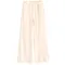 Cool Club, Pantaloni trening pentru fete, wide leg, velur, bej