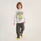 Cool Club, Pijama pentru baieti, gri, imprimeu SpongeBob