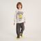 Cool Club, Pijama pentru baieti, gri, imprimeu SpongeBob