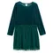 Cool Club, Rochie cu maneca lunga pentru fete, verde