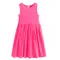 Cool Club, Rochie fara maneci pentru fete, din tricot striat, roz