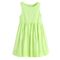 Cool Club, Rochie fara maneci pentru fete, din tricot striat, verde