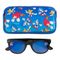 Cool Club, Set pentru baieti, Ochelari de soare pentru baieti, Cutie de ochelari, albastru, imprimeu Sonic the Hedgehog