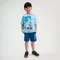 Cool Club, Set pentru baieti, Tricou, Pantaloni scurti, albastru, imprimeu Sonic the Hedgehog