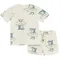 Cool Club, Set pentru baieti, Tricou, Pantaloni scurti, bej