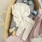 Cool Club, Set pentru bebelusi, Body cu maneca lunga, Pantaloni fara botosei, bej