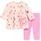 Cool Club, Set pentru fete, Rochie cu maneca lunga, Colanti, mix, imprimeu Peppa Pig