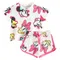 Cool Club, Set pentru fete, Tricou, Pantaloni scurti, ecru, imprimeu Minnie Mouse