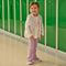 Cool Club, Set pentru fete, Vesta, Bluza cu maneca lunga, Colanti, din tricot striat, mix