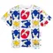 Cool Club, Tricou pentru baieti, alb, imprimeu Sonic the Hedgehog
