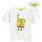 Cool Club, Tricou pentru baieti, alb, imprimeu SpongeBob
