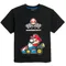 Cool Club, Tricou pentru baieti, negru, imprimeu Super Mario