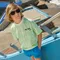 Cool Club, Tricou pentru baieti, oversize, alb-verde