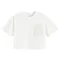 Cool Club, Tricou pentru fete, crop top, alb