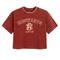 Cool Club, Tricou pentru fete, crop top, burgundia, imprimeu Harry Potter